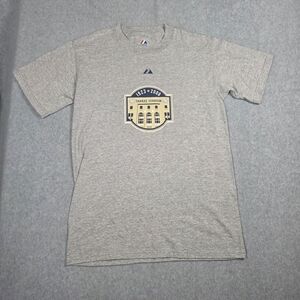 VTG Majestic T Shirt Gray Yankee Stadium